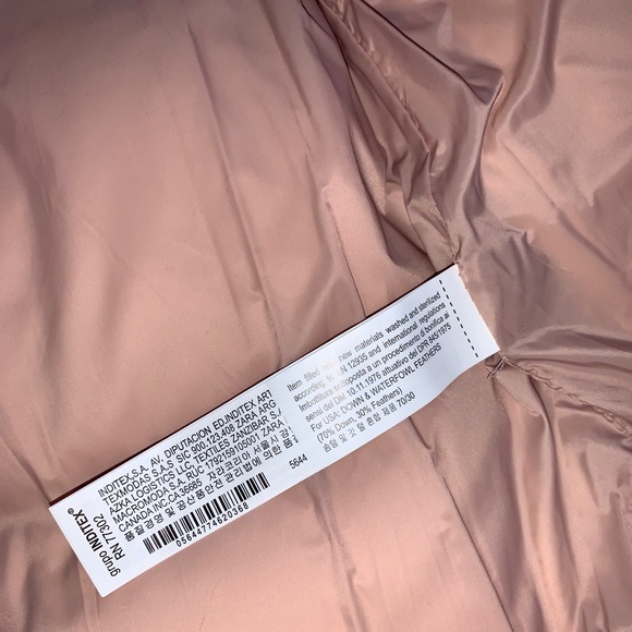 SOLD: Zara Toddler Girl Puffer Coat - Picture 2 of 7
